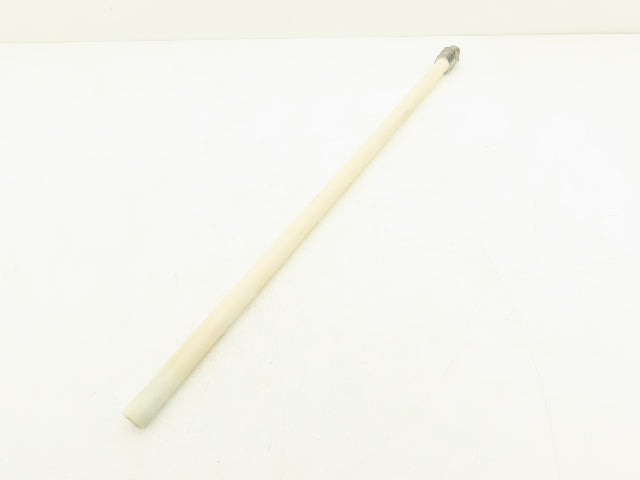 Nutech CPT-A4-24-240 Ceramic Thermocouple Protection Tube 24" L 3/4 & 1/2" NPT