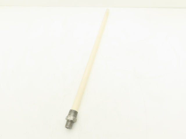 Nutech CPT-A4-24-240 Ceramic Thermocouple Protection Tube 24" L 3/4 & 1/2" NPT