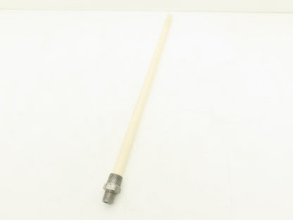 Nutech CPT-A4-24-240 Ceramic Thermocouple Protection Tube 24" L 3/4 & 1/2" NPT
