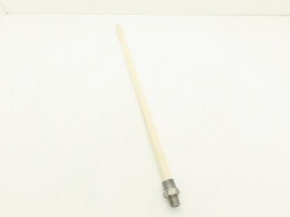 Nutech CPT-A4-24-240 Ceramic Thermocouple Protection Tube 24" L 3/4 & 1/2" NPT
