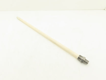 Nutech CPT-A4-24-240 Ceramic Thermocouple Protection Tube 24" L 3/4 & 1/2" NPT