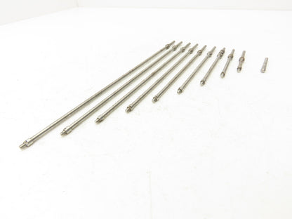 Starrett 124B Vintage Solid Rod Inside Micrometer Set 2"-12" 10 Rods