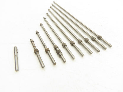 Starrett 124B Vintage Solid Rod Inside Micrometer Set 2"-12" 10 Rods