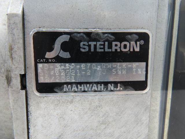 Stelron RD-3-5P-270-RH-LK-M Five Position Indexer Table 1.5Hp Motor Gear Reducer