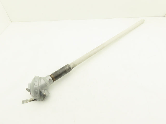SK-2511-241-5-30 Thermocouple Temperature Sensor 30" Probe W/Ceramic Housing