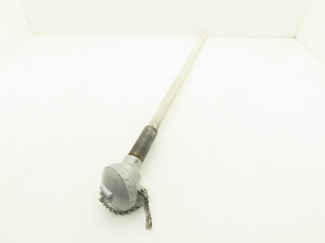 SK-2511-241-5-30 Thermocouple Temperature Sensor 30" Probe W/Ceramic Housing