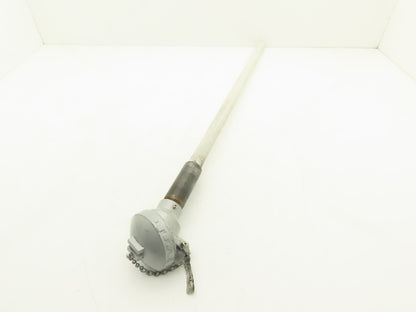 SK-2511-241-5-30 Thermocouple Temperature Sensor 30" Probe W/Ceramic Housing