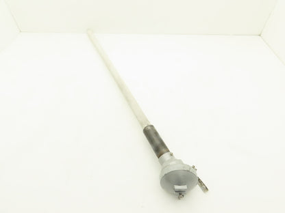 SK-2511-241-5-30 Thermocouple Temperature Sensor 30" Probe W/Ceramic Housing