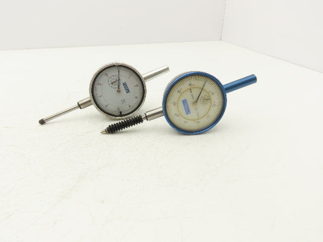 Fowler Dial Gage Drop Indicator 0-100 Dial 0-1" Range .001"  Lot of 2