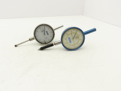Fowler Dial Gage Drop Indicator 0-100 Dial 0-1" Range .001"  Lot of 2