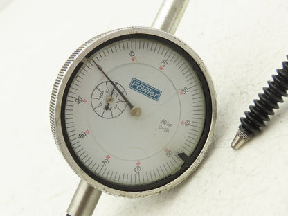 Fowler Dial Gage Drop Indicator 0-100 Dial 0-1" Range .001"  Lot of 2