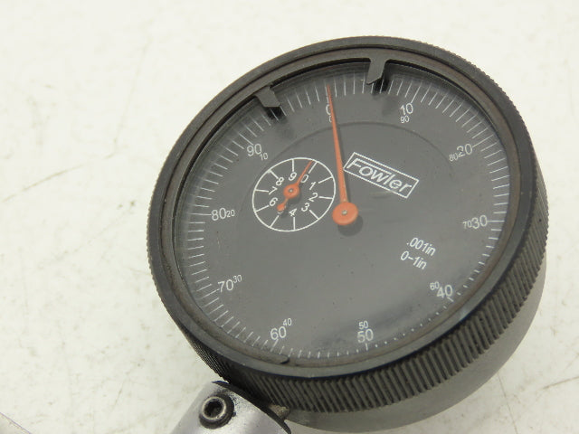 Fowler 52-520-110-1 Dial Indicator 0-1" Range Mitutoyo Depth Micrometer Lot of 2