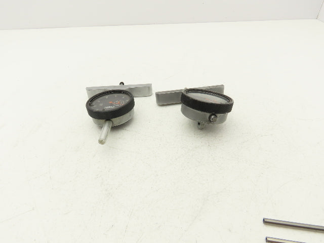 Fowler 52-520-110-1 Dial Indicator 0-1" Range Mitutoyo Depth Micrometer Lot of 2