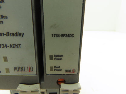 Allen Bradley 1734-AENT Point I/O Ethernet IP  Ser A F/W 2.003 w/1734-EP24DC
