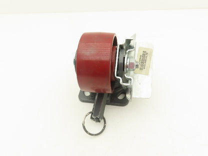 Hamilton Heavy Duty Casters Swivel Total Lock 4X2" Wheel 5-5/8" Height Cast Iron