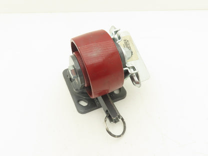 Hamilton Heavy Duty Casters Swivel Total Lock 4X2" Wheel 5-5/8" Height Cast Iron
