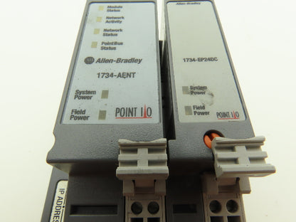 Allen Bradley 1734-AENT Point I/O Ethernet IP  Ser A F/W 2.003 w/1734-EP24DC