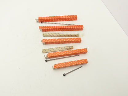 Mitutoyo 129, 329 Depth Micrometer Rods 0-1",2-3", 3-4", 4-5", 5-6"  Lot of 5