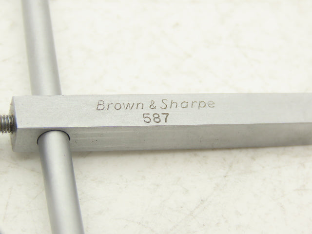 Brown & Sharpe 587 Vernier Height Gage Attachment 8" Rod 599-587-80