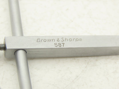 Brown & Sharpe 587 Vernier Height Gage Attachment 8" Rod 599-587-80