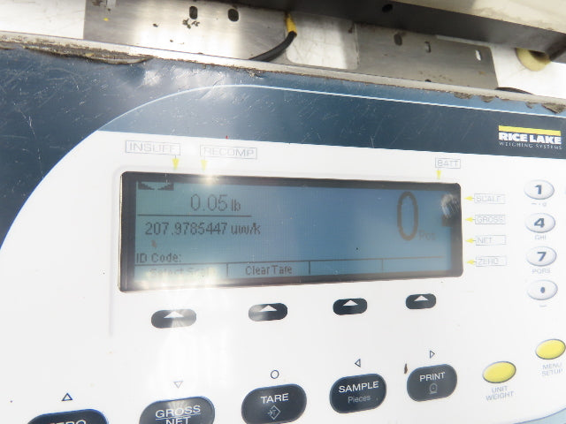 Rice Lake BM1218-100 Bench Weigh Scale & Display Counting Indicator 12 X 18"