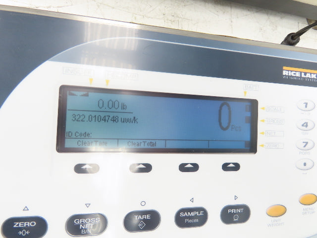 Rice Lake BM1218-100 Bench Weigh Scale & Display Counting Indicator 12 X 18"