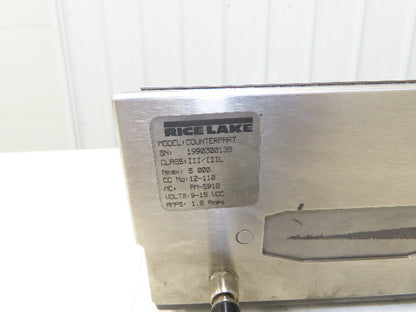 Rice Lake BM1218-100 Bench Weigh Scale & Display Counting Indicator 12 X 18"
