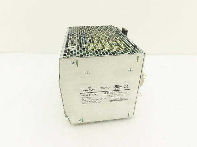 Emerson SDN 40-24-480C Sola PLC DIN Rail Power Supply 480V 24V 40A