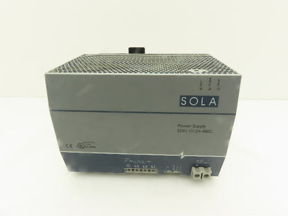 Emerson SDN 40-24-480C Sola PLC DIN Rail Power Supply 480V 24V 40A