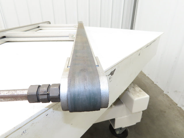 50mm Aluminum Dual Belt Conveyor 40mm Twin Belt 18"OAW 59.5"L No Drive