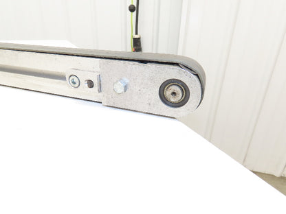 50mm Aluminum Dual Belt Conveyor 40mm Twin Belt 18"OAW 59.5"L No Drive