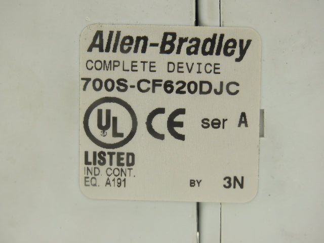 Allen Bradley 700S-CF620DJC Industrial Control Contactor Relay 600v 20A Lot of 4