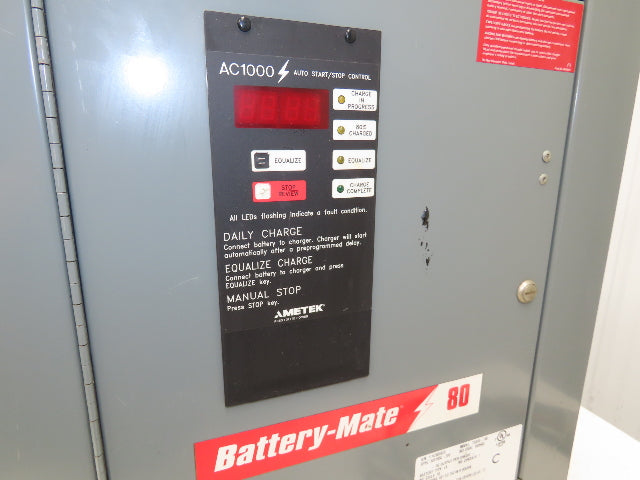 Ametek 750H3-18C Battery Mate Charger Forklift 36V 18 Cell 750Ah 240/480V 3Ph