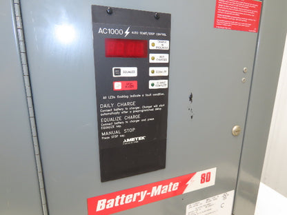 Ametek 750H3-18C Battery Mate Charger Forklift 36V 18 Cell 750Ah 240/480V 3Ph