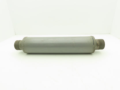 Positive Displacement Blower Inlet Tubular Silencer 18x4" Body Muffler 2.5" NPT