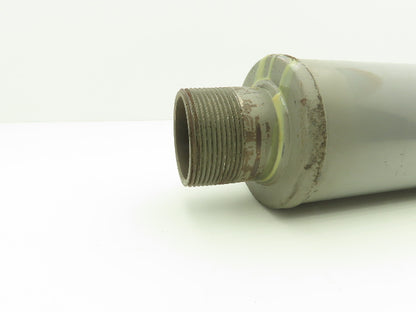 Positive Displacement Blower Inlet Tubular Silencer 18x4" Body Muffler 2.5" NPT