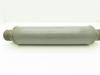 Positive Displacement Blower Inlet Tubular Silencer 18x4" Body Muffler 2.5" NPT