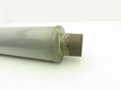 Positive Displacement Blower Inlet Tubular Silencer 18x4" Body Muffler 2.5" NPT