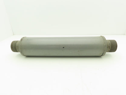 Positive Displacement Blower Inlet Tubular Silencer 18x4" Body Muffler 2.5" NPT