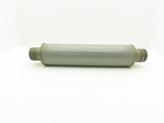 Positive Displacement Blower Inlet Tubular Silencer 18x4" Body Muffler 2.5" NPT