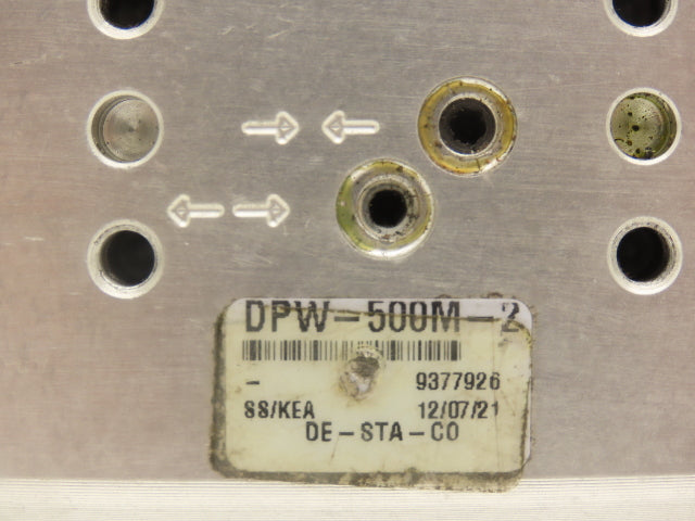 Destaco DPW-500M-2 Pneumatic Parallel Gripper Cylinder 1-1/4" Stroke