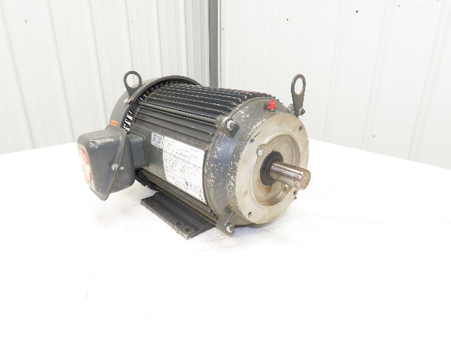 US Motors Nidec Electric Motor 5Hp 1760RPM 230/460V 3Ph 184TCH Frame Short Shaft
