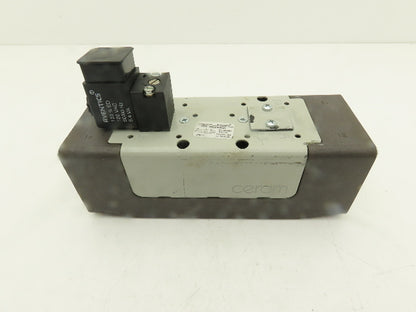 Aventics R432006321 Pneumatic Solenoid Directional Valve 150psi 120VAC Coil