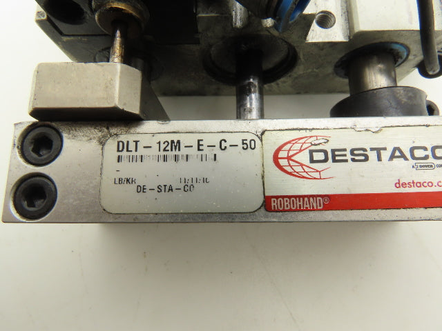 Destaco DLT-12M-E-C-50 Pneumatic Robohand Thruster Slide Cylinder 50mm Stroke