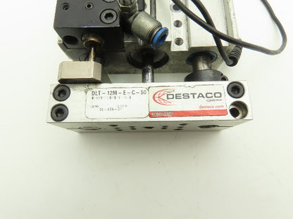 Destaco DLT-12M-E-C-50 Pneumatic Robohand Thruster Slide Cylinder 50mm Stroke