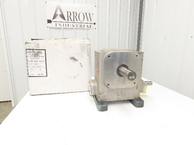 Grove Gear Electra Gear EL-B-852-30-R Worm Gearbox 30:1 Ratio 10Hp 58rpm