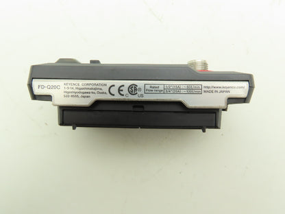 Keyence FD-Q20C Clamp-On Flow Sensor & Mount 1/2" 3/4" Pipe 100lpm