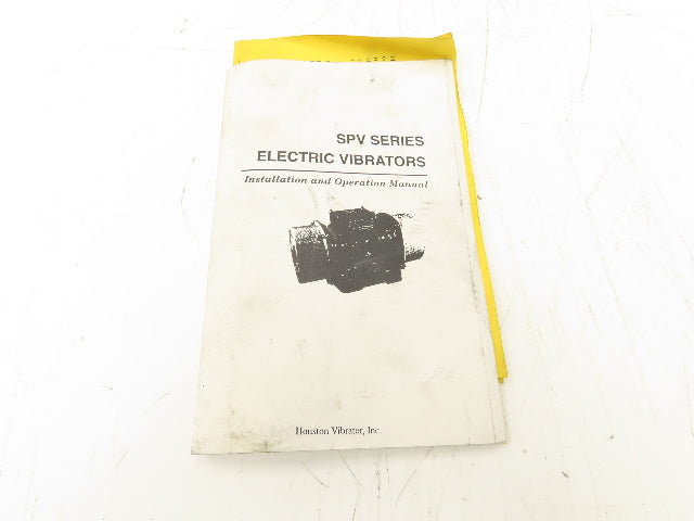 Houston Vibrator SPV 9.0A Rotary Electric Vibrator Shaker 3600rpm 230/460V 3PH