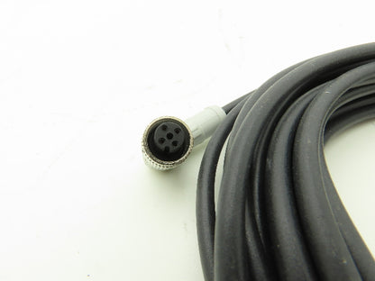 Keyence OP-87641 Sensor Cable Cordset 4-Pin M12 10M Elbow L Shape Lot of 2