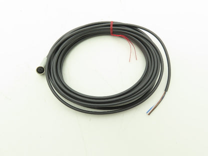 Keyence OP-87641 Sensor Cable Cordset 4-Pin M12 10M Elbow L Shape Lot of 2